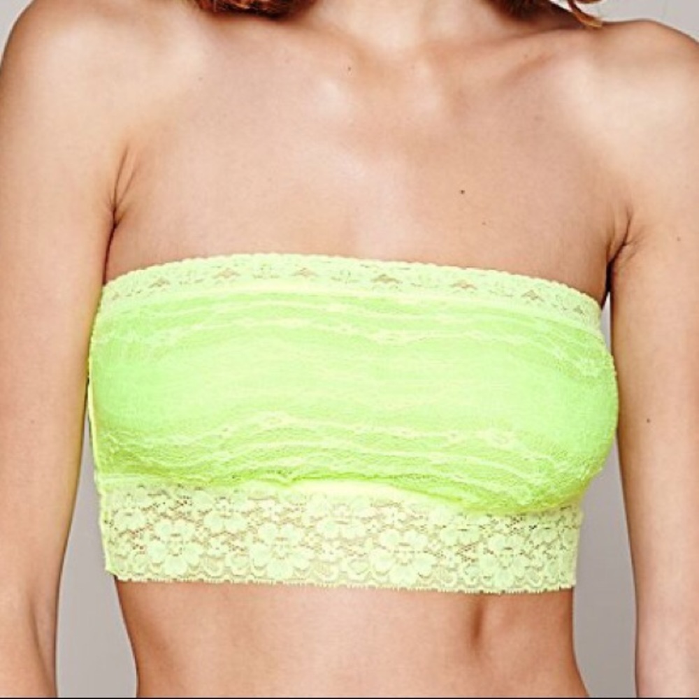 Free People Neon Lace Bandeau